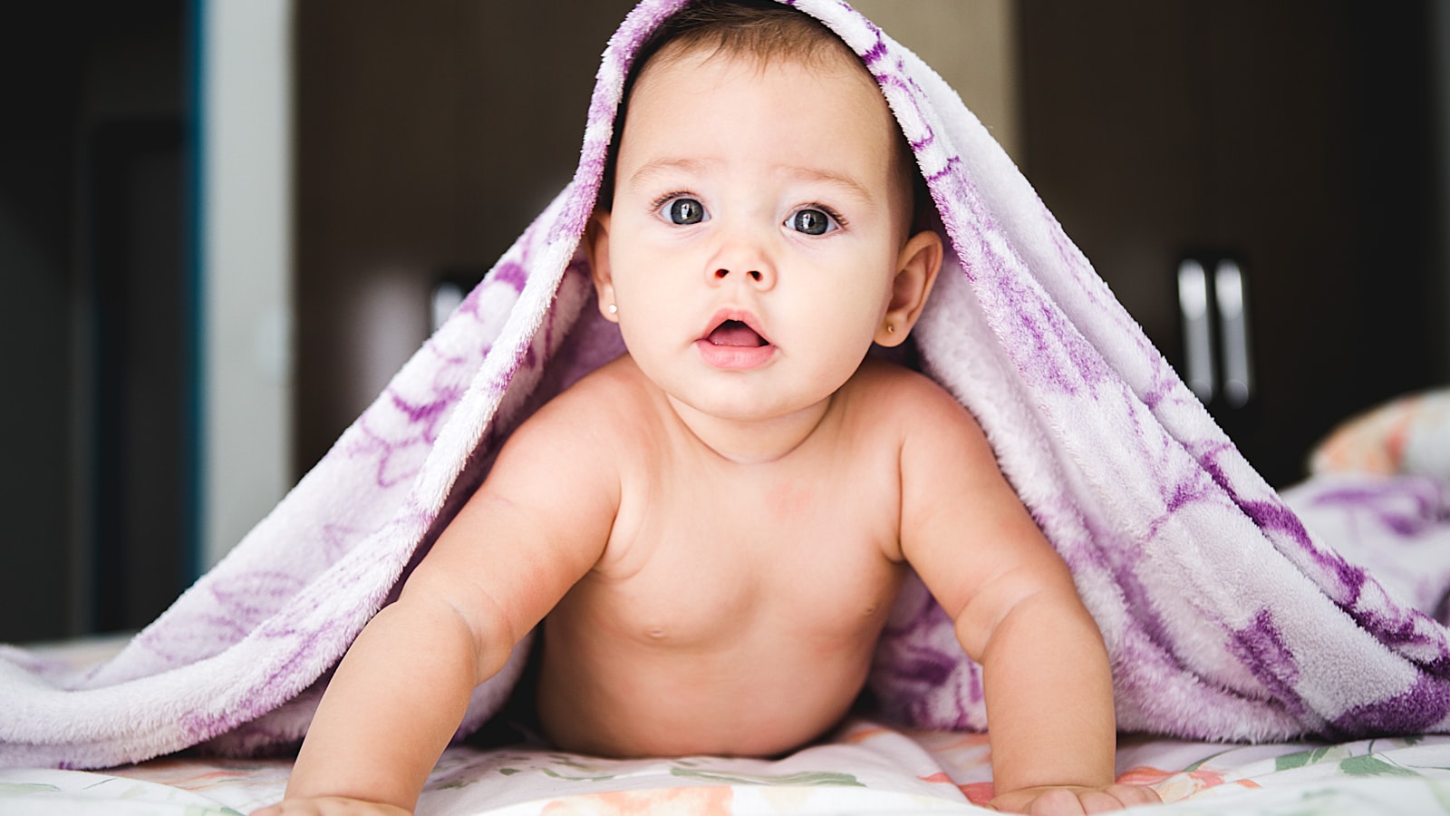 Toddler in a home dining setting