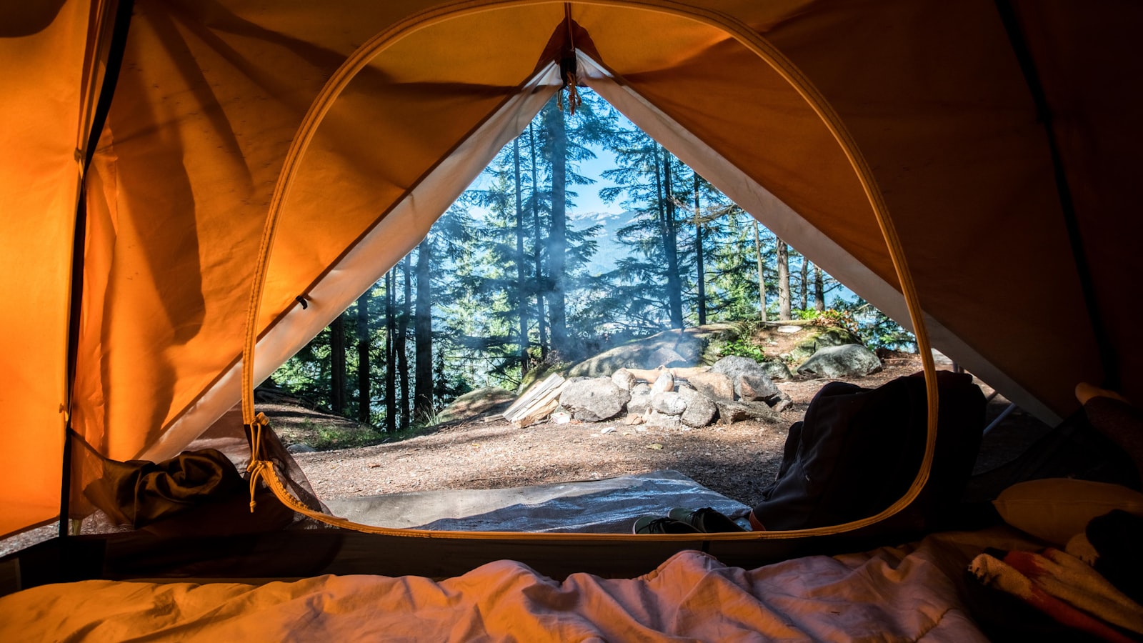 Tent at a campsite
